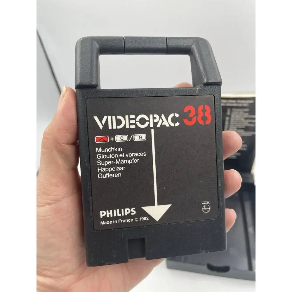 Philips Videopac G7000 Game Cartridge #38 Munchkin Vintage 1982